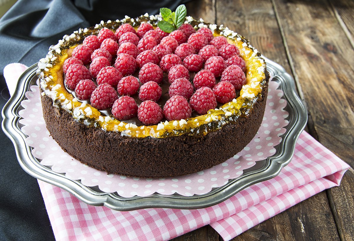 Tarta De Queso Chocolate Y Frambuesas La Cocina De Frabisa La