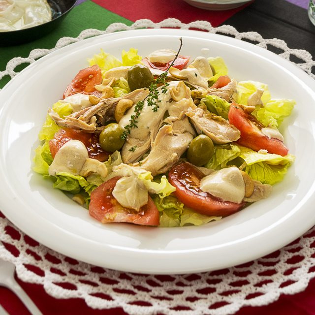 ensalada de pollo