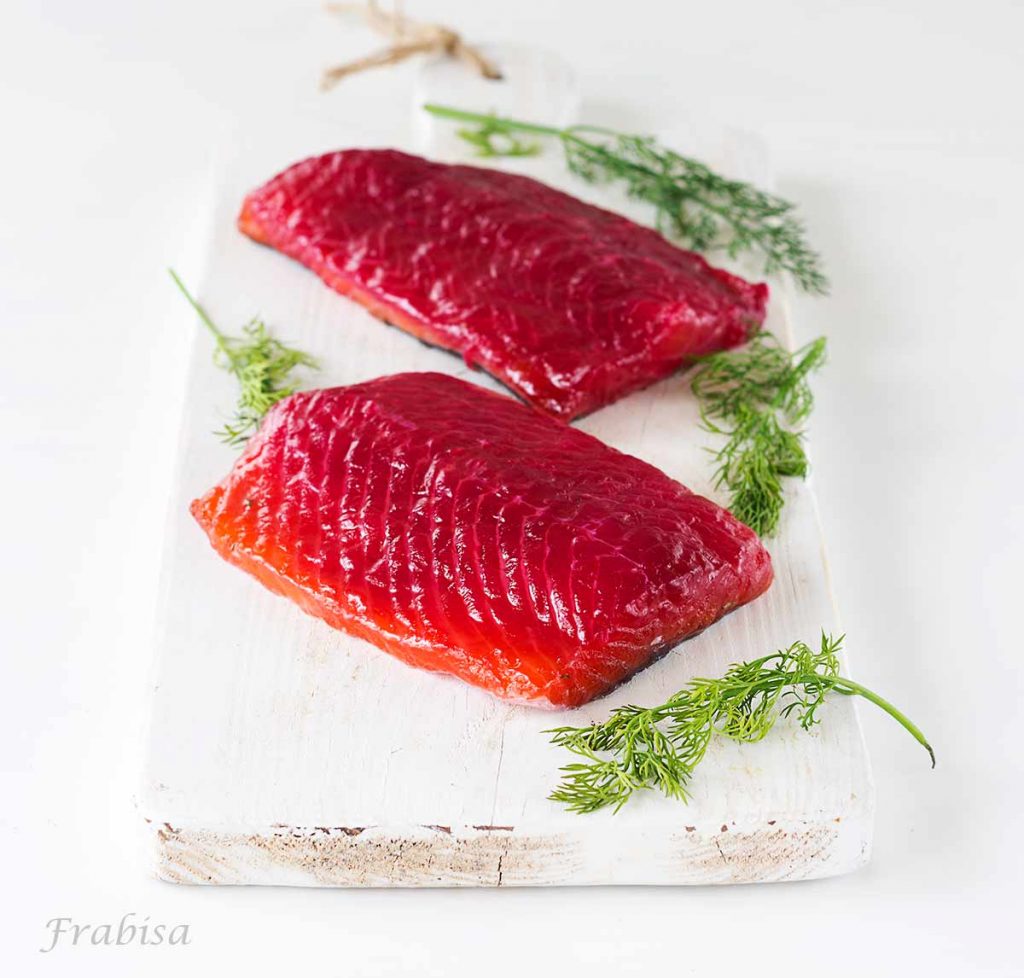Salmón marinado, (gravlax) con remolacha La Cocina de Frabisa La Cocina de Frabisa