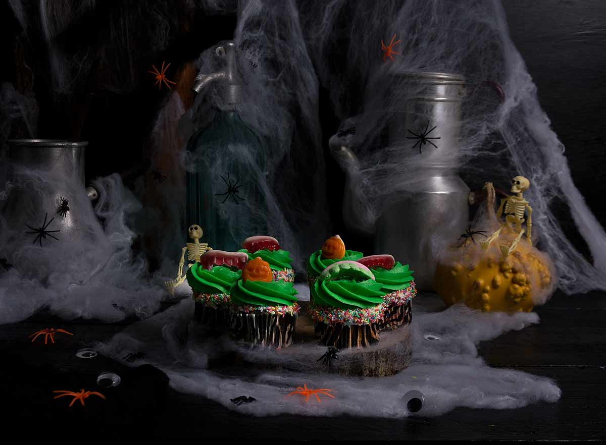 Cupcakes para Halloween. Fácil