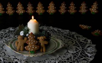galletas de jengibre y canela para navidad
