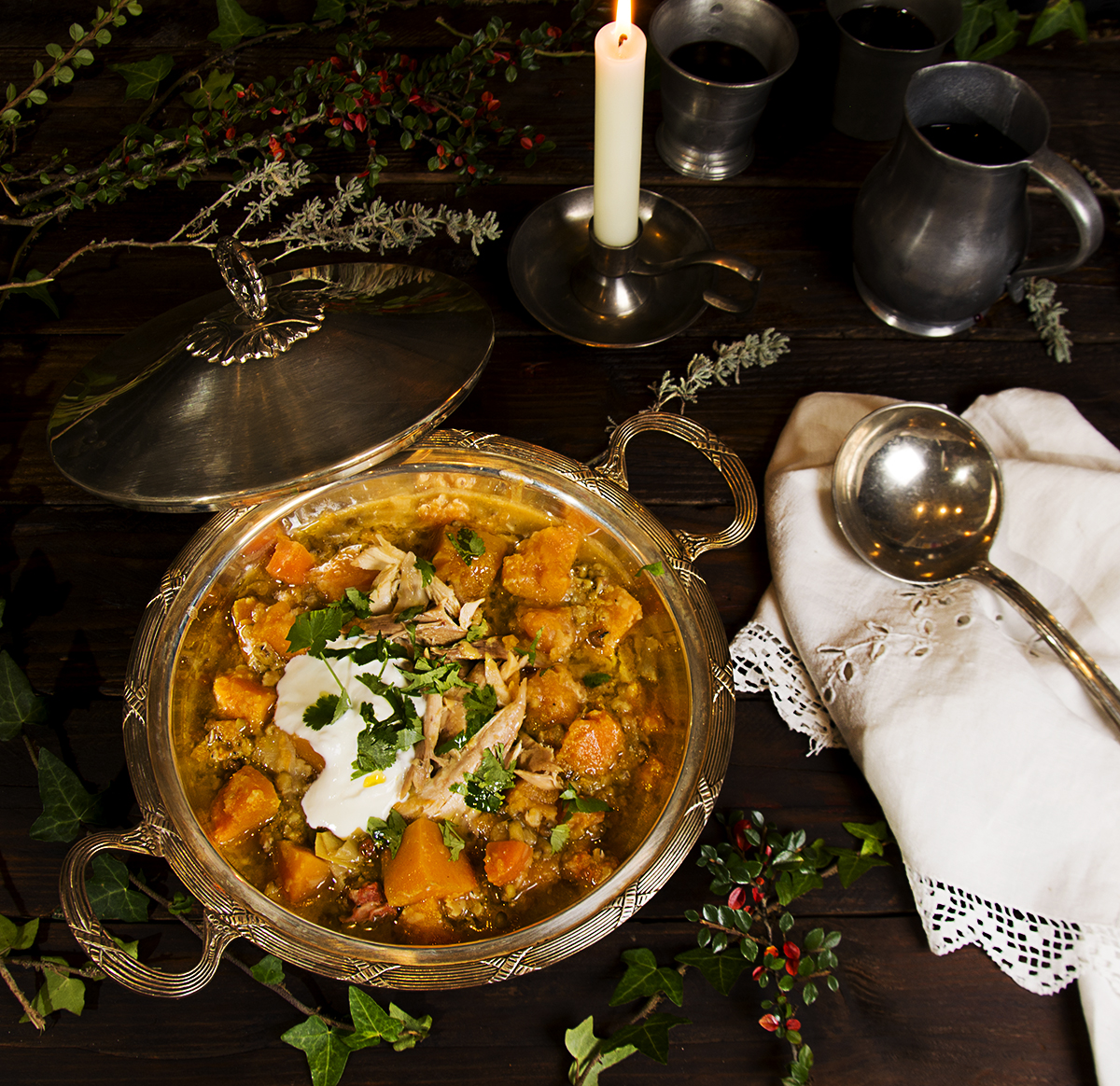 sopa calabaza y pollo4
