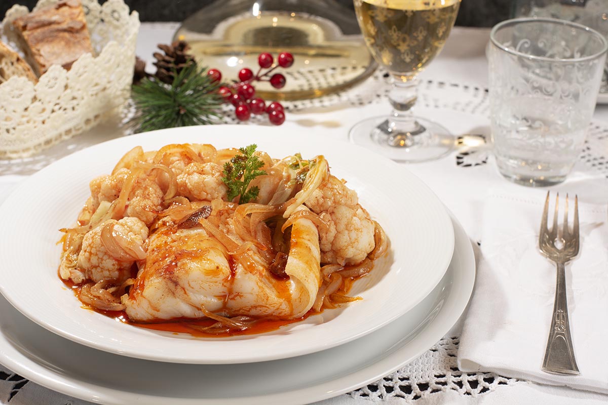 BACALAO CON COLIFLOR