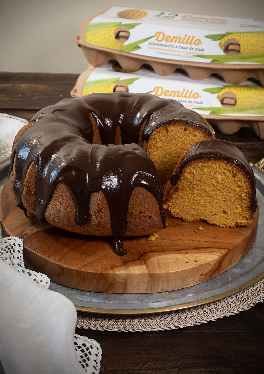 bizcocho de calabaza y chocolate