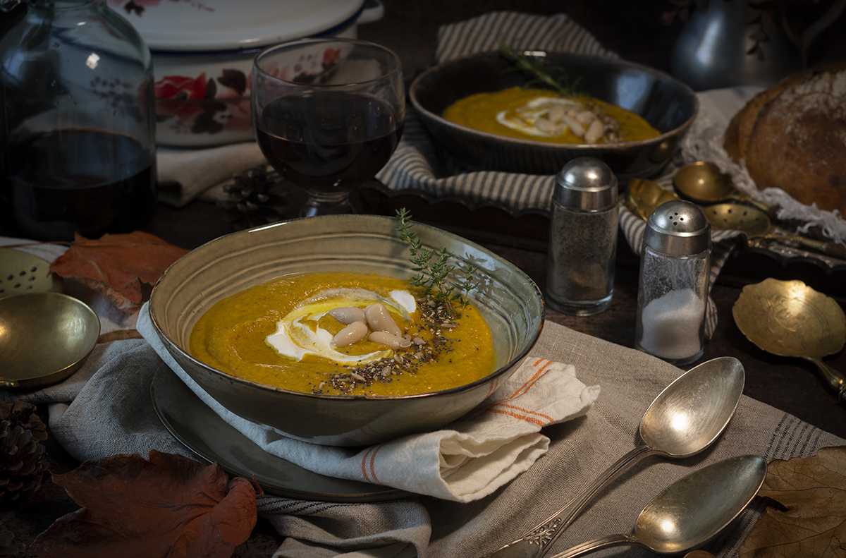 Crema de verduras y garbanzos. Saludable - La Cocina de Frabisa La