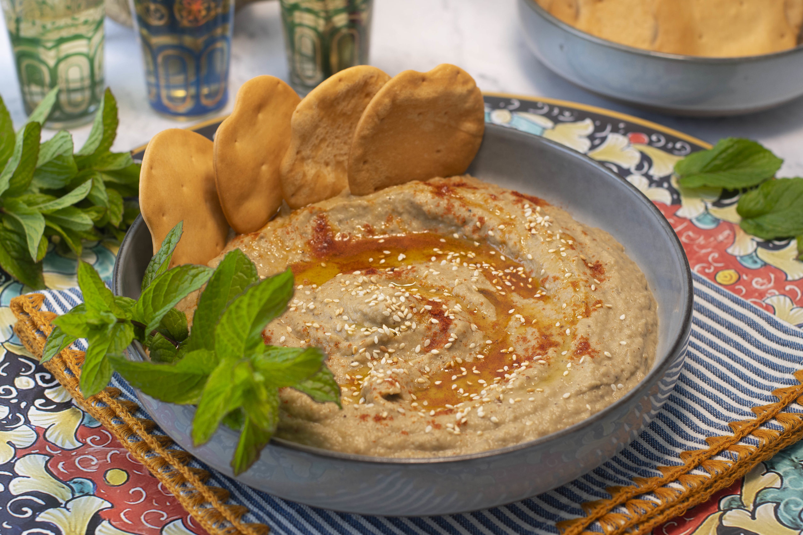 Mutabbel o Baba Ghanoush (Puré o Hummus de berenjenas) - La Cocina de  Frabisa La Cocina de Frabisa