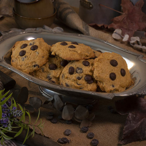 Receta de galletas de calabaza y chocolate