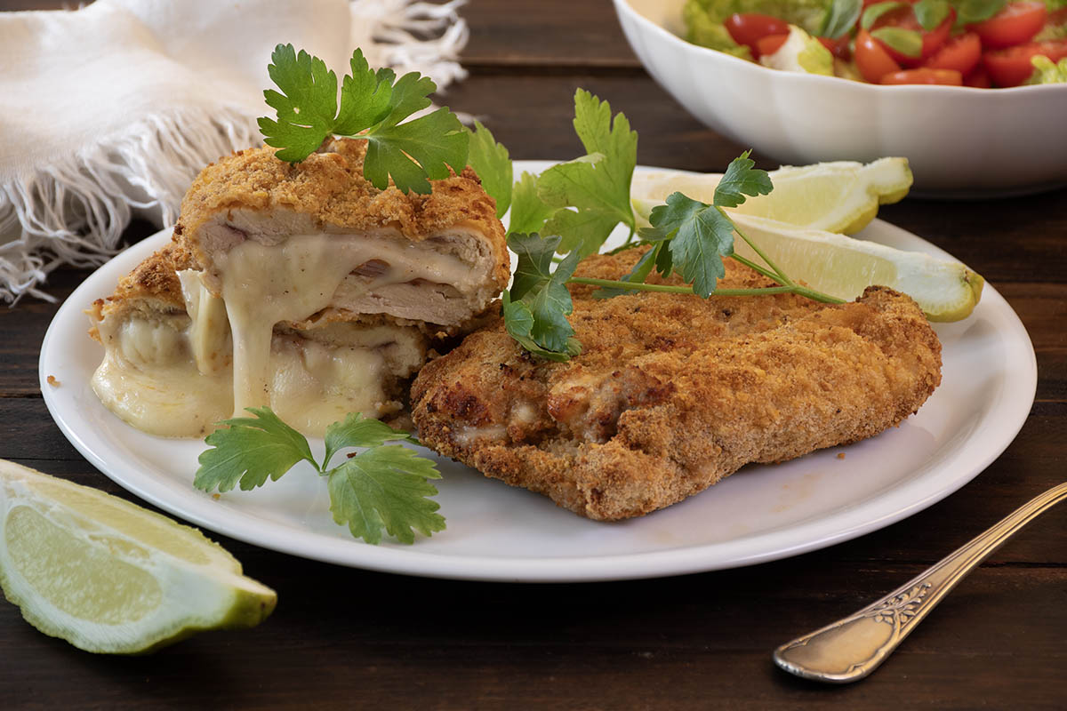 pechuga de pollo rellena