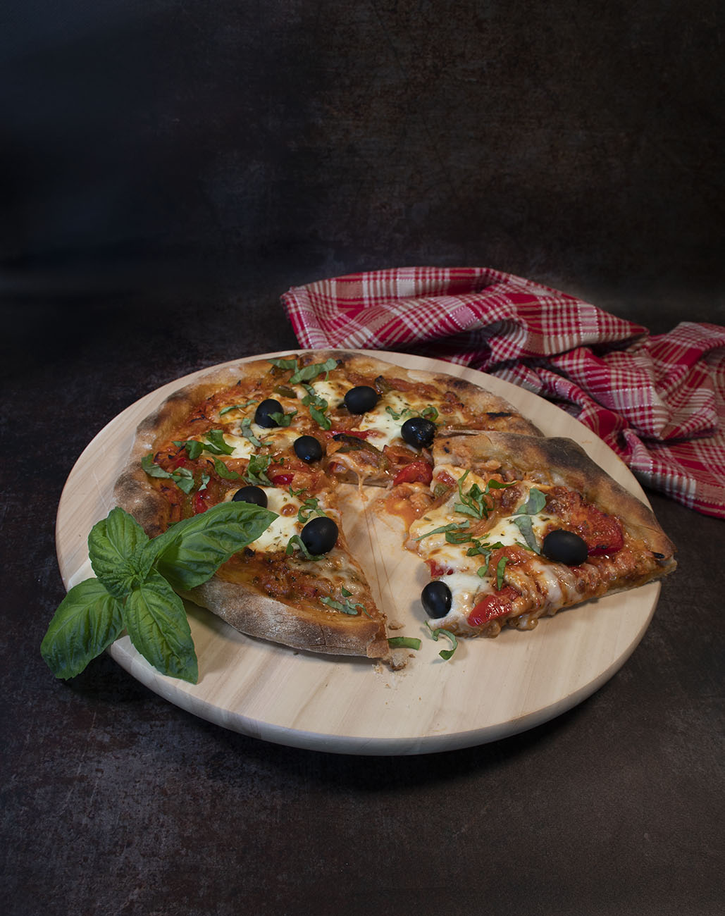 Pizza de bacalao a la portuguesa