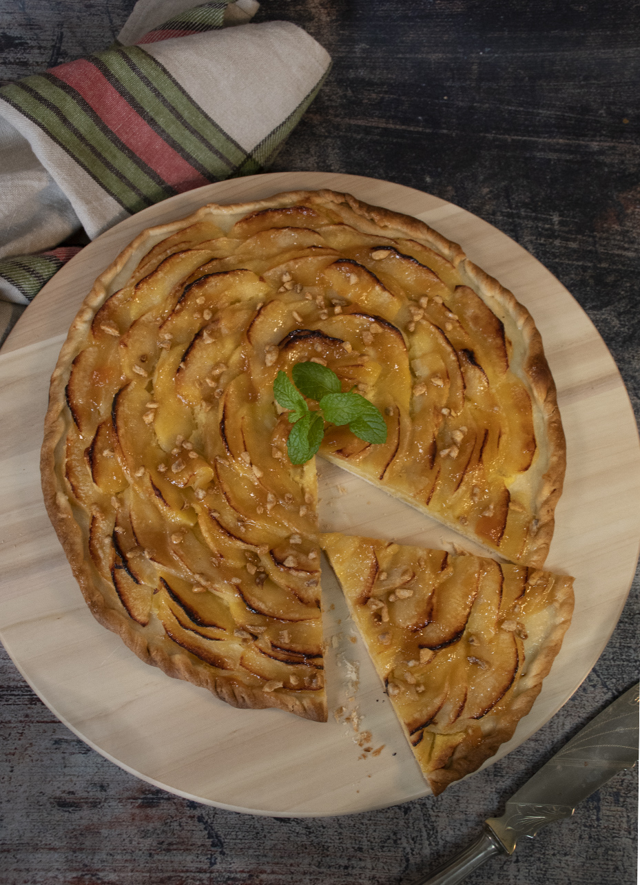 TARTA DE MANZANAS Y ALMENDRAS