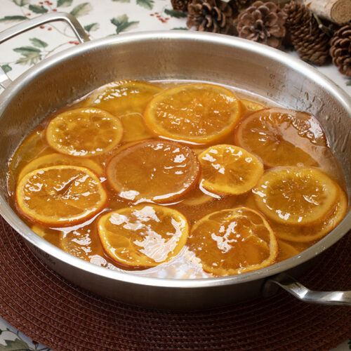 naranjas en almibar