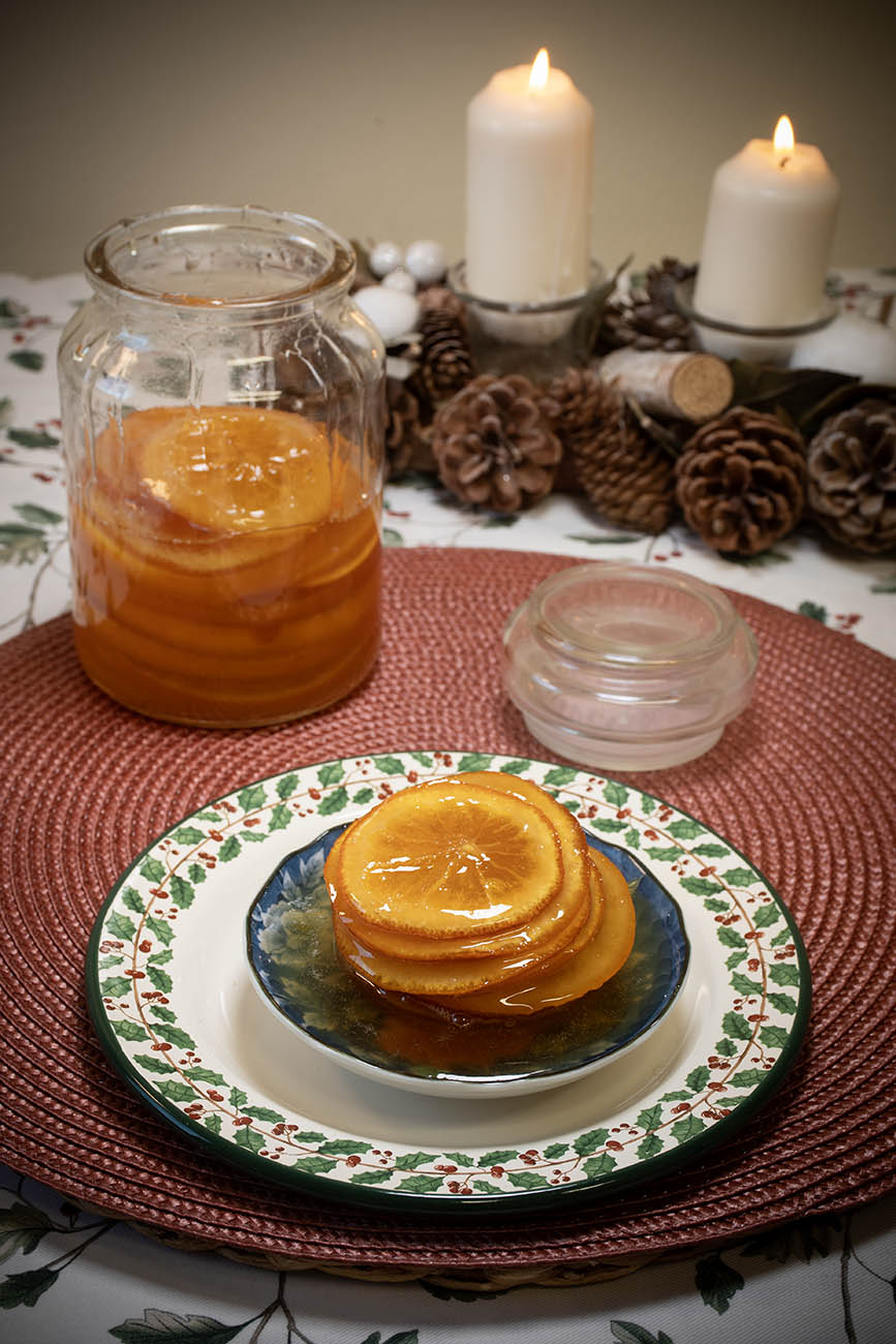 naranjas en almibar