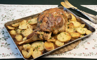 pierna de cordero asado al horno