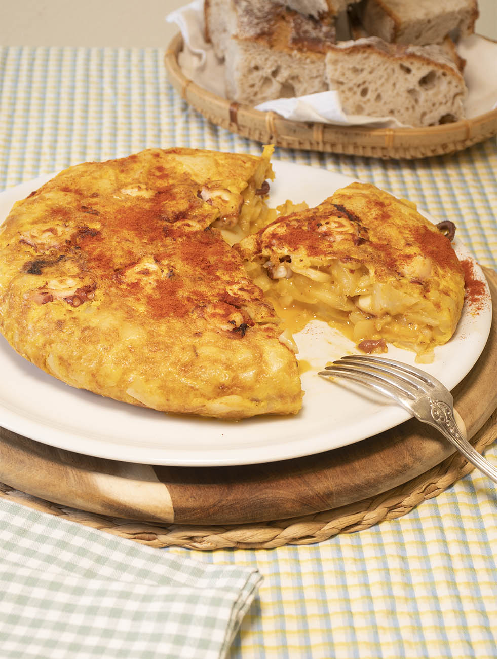 Tortilla de patatas y pulpo – Cocina con BRA