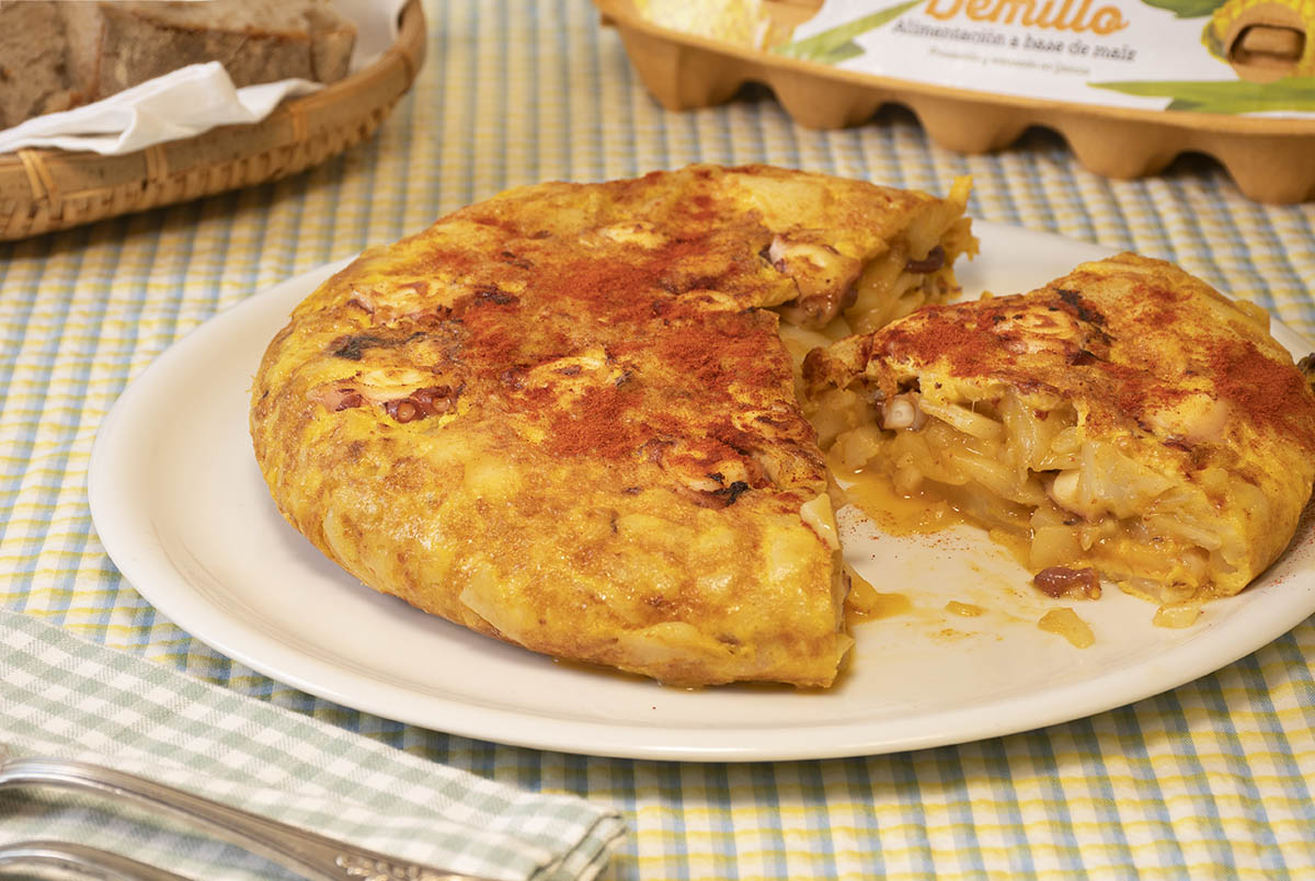 Tortilla de patatas y pulpo – Cocina con BRA