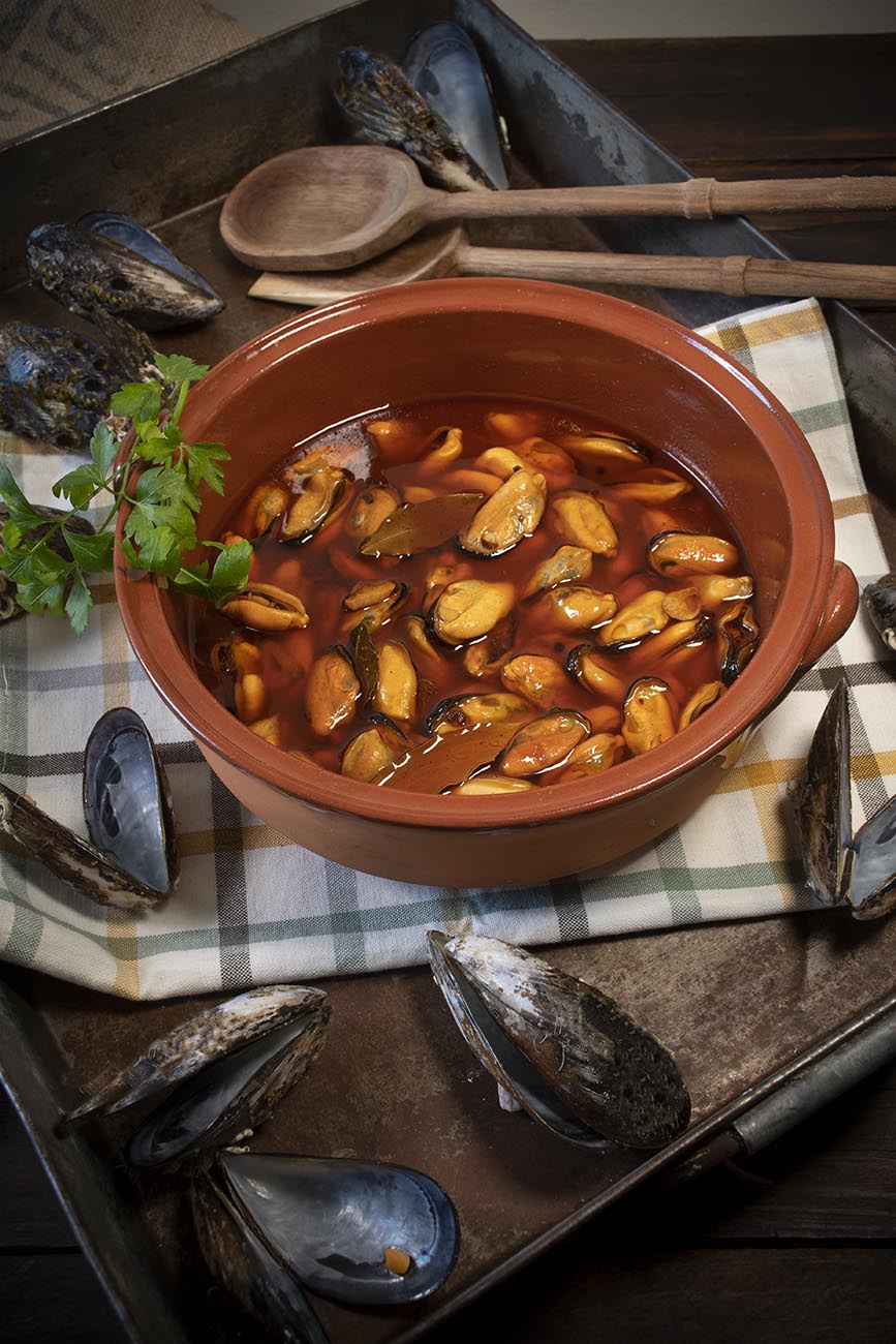 mejillones en escabeche