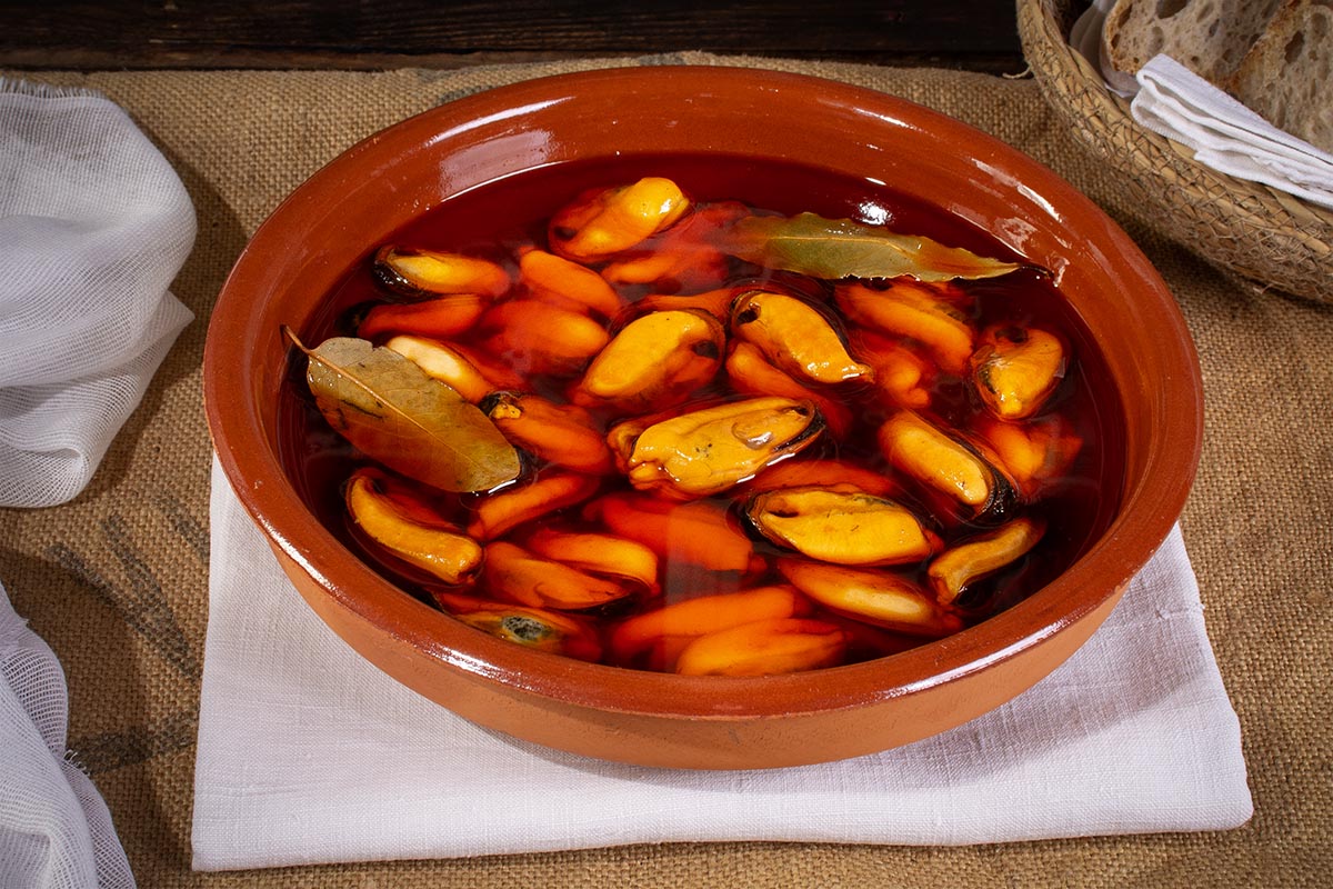 mejillones en escabeche