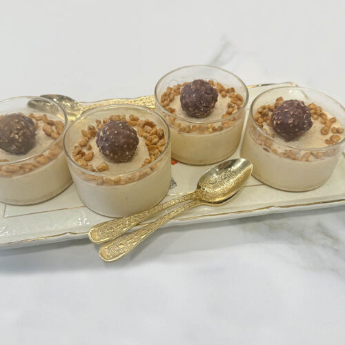 panna cotta de turron