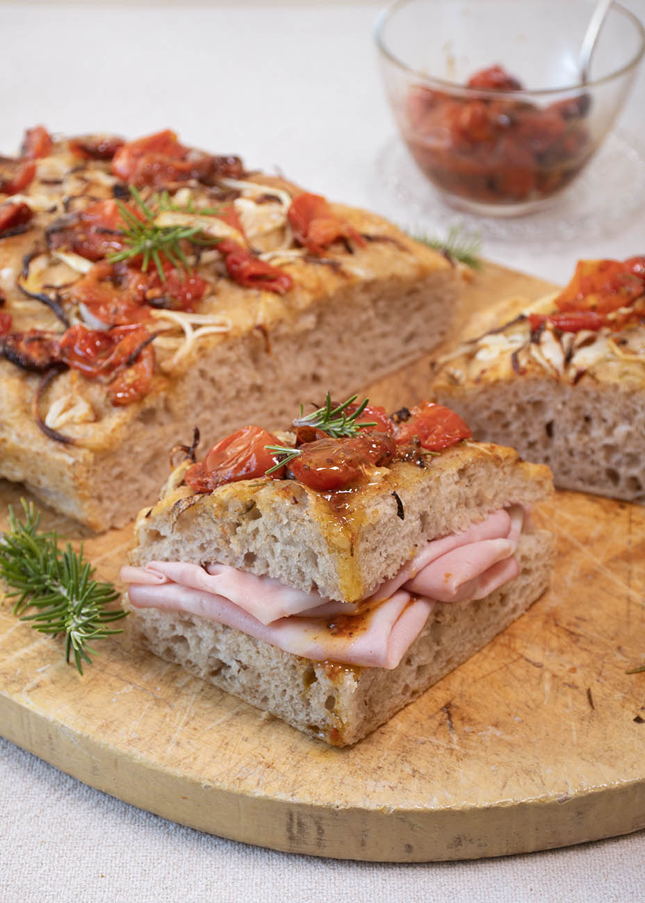 Focaccia italiana SIN AMASADO
