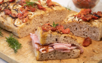 Focaccia italiana SIN AMASADO