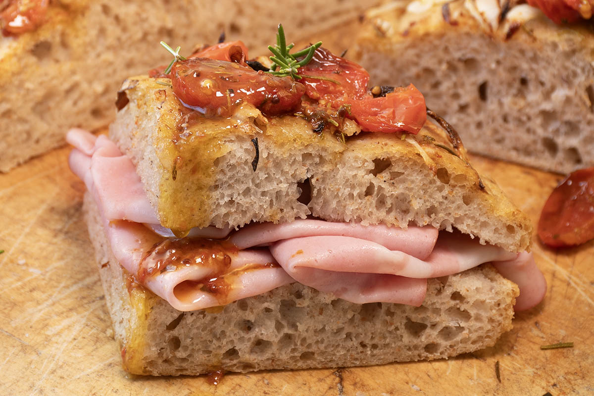 Focaccia italiana SIN AMASADO