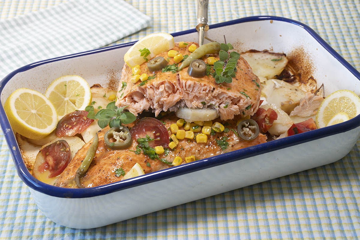 salmon al horno