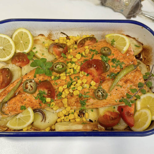 salmon al horno