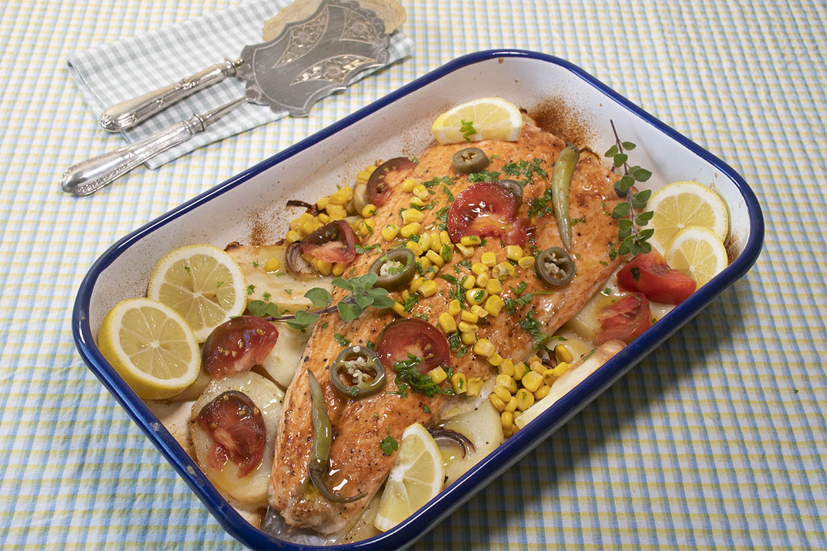 salmon al horno