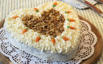 carrot cake con nueces