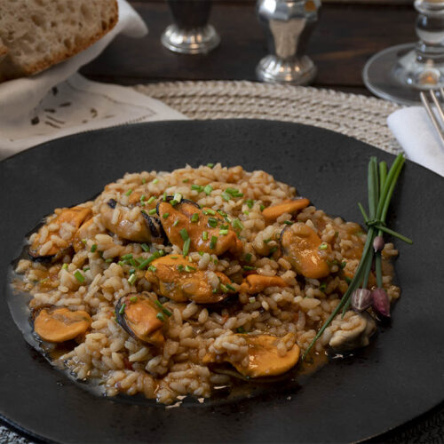 arroz con mejillones