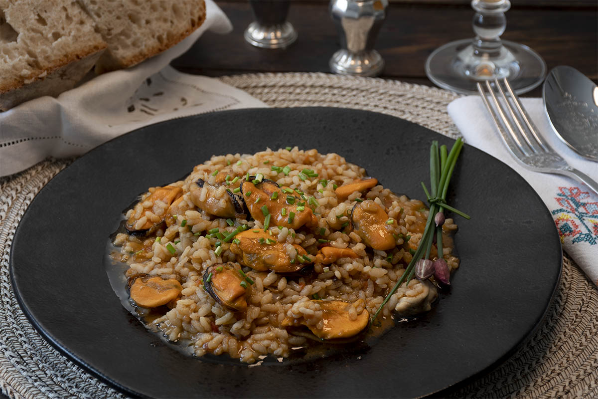 arroz con mejillones