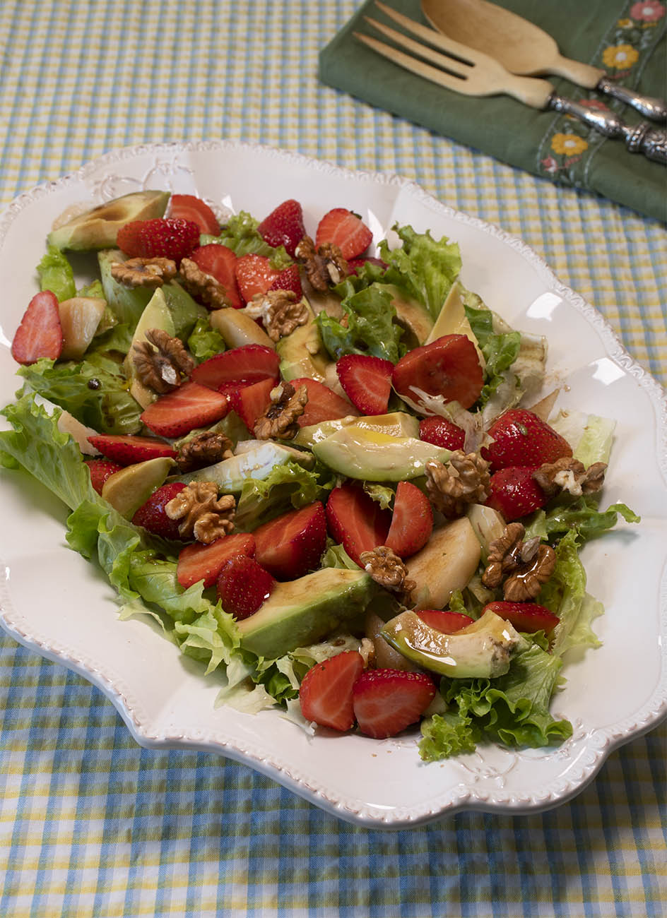 ensalada de fresas