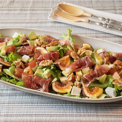 ensalada de higos con jamon
