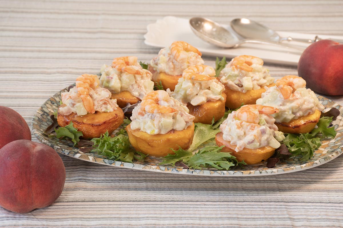 melocotones rellenos
