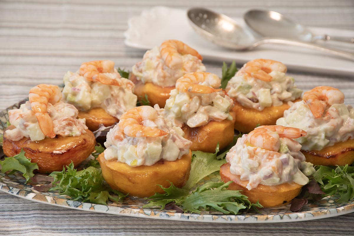 melocotones rellenos