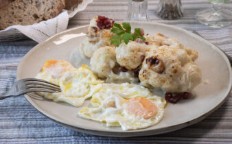 coliflor con jamon