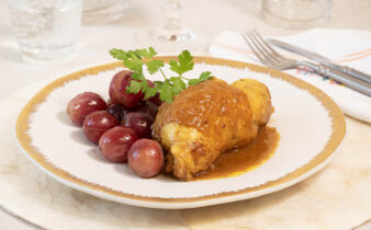 zancos de pollo rellenos