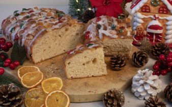 focaccia dulce para Navidad