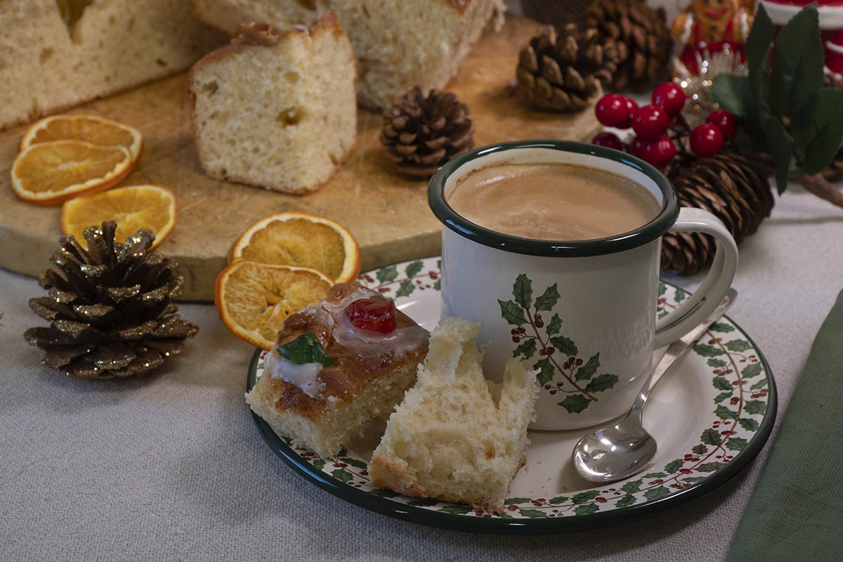 focaccia dulce para Navidad