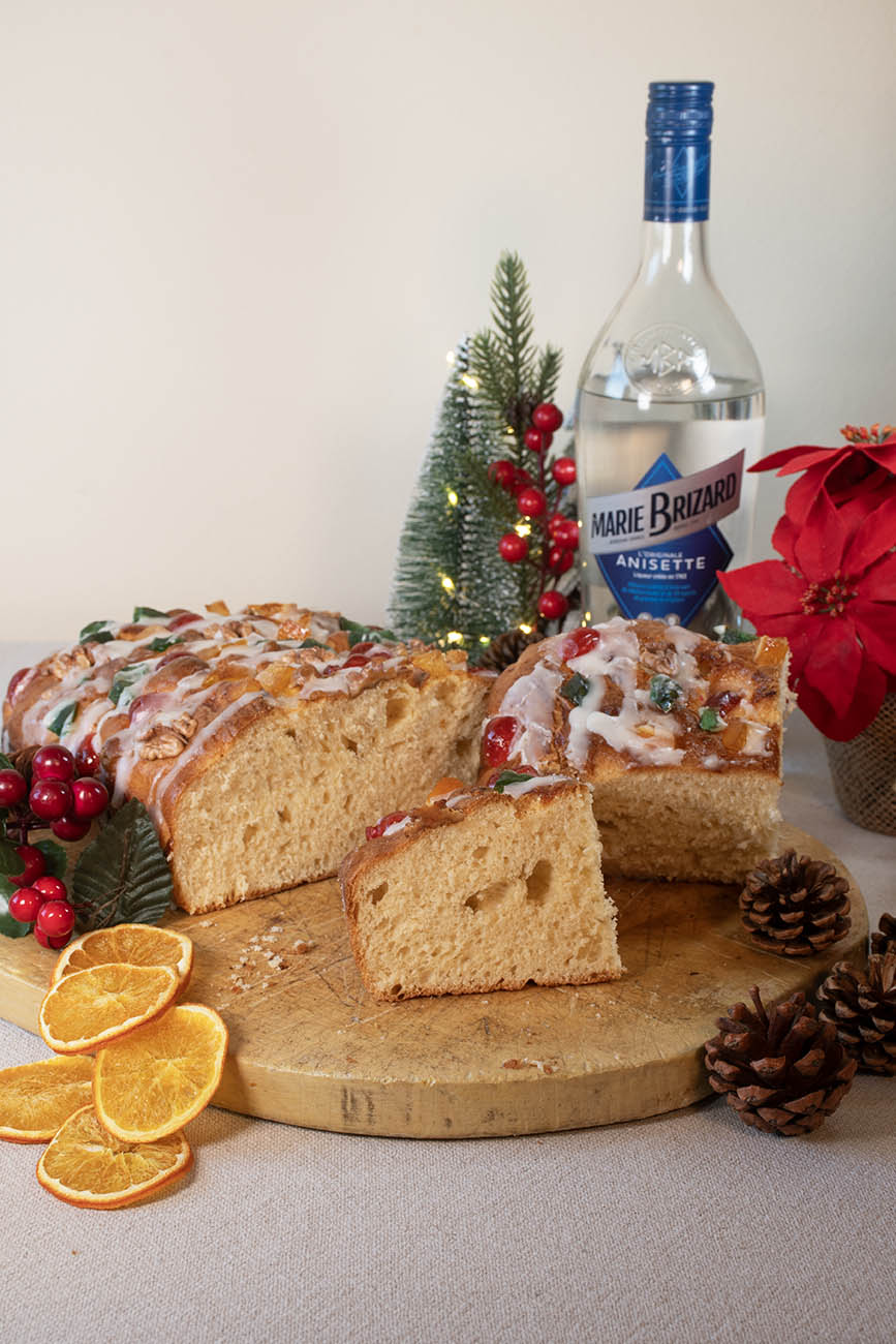 focaccia dulce para Navidad