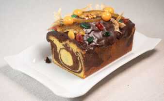 cake marmolado con chocolate