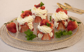 fresas con crema de mascarpone