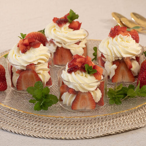 fresas con crema de mascarpone