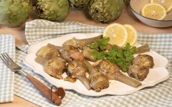 alcachofas confitadas en aceite de oliva