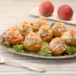 melocotones rellenos