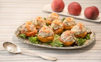 melocotones rellenos