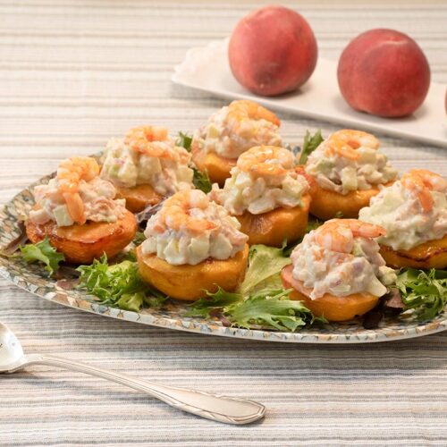 melocotones rellenos