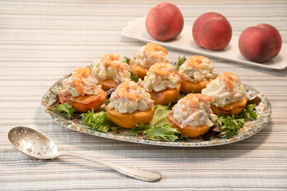 melocotones rellenos