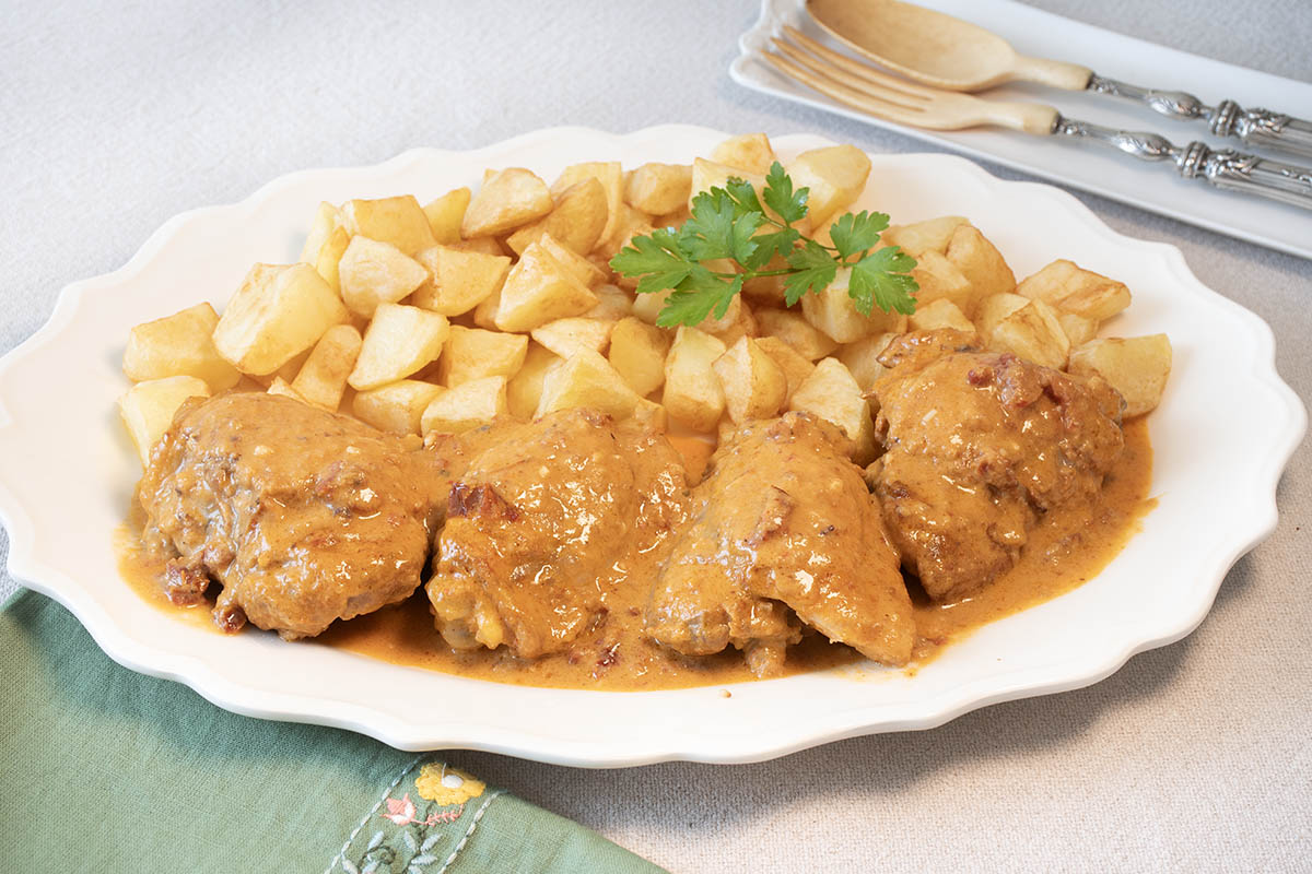 pollo en salsa italiana