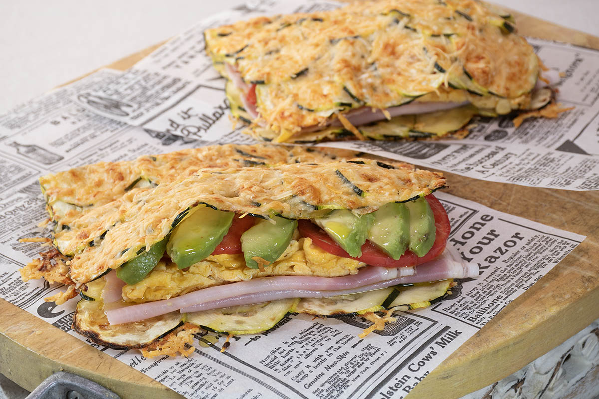 sandwich crujiente sin pan